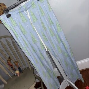 PJ Salvage woman’s  Pajama Bottoms with Green Tree Pattern